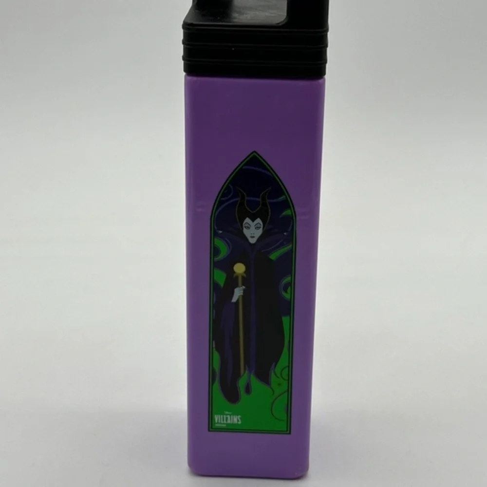 Square 25oz‎ Disney Villains Purple Bottle Cruella Ursula, Maleficent Fast Ship